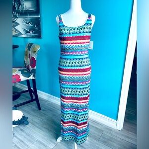 Colorful Maxi Dress NWOT